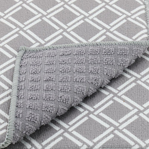 Коврик для сушки посуды 38x50см LUCKY Ромбы принтованный бежевый полиэстер 000000000001207679