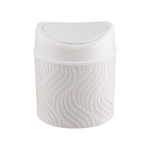 Контейнер для мусора 1л ПОЛИМЕРБЫТ BREEZE wave пластик 000000000001213062
