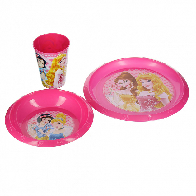 Набор посуды Принцессы Disney, 3 предмета 000000000001127680
