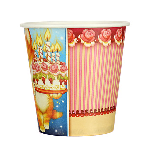 Набор одноразовых стаканов Детский праздник Европак Трейд, 250мл, 6 шт. 000000000001144348