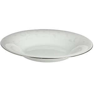 Тарелка суповая 21,5см серебро перламутр SOP01-03 000000000001097231