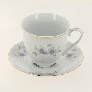 Сервиз кофейный 6 предметов (чашки 170мл) CMIELOW 9706 blue фарфор 000000000001172765