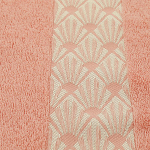 Полотенце 70х130см CLEANELLY Дардо махровое плотность 420гр/м персиковый 100% хлопок ПЦ3501-4344,13-1510 000000000001198617