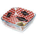Форма для запекания 20x17см OCUISINE квадратная стекло 000000000001164543