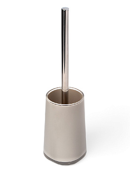 Щётка для унитаза DE'NASTIA трапеция бежевый пластик 000000000001200444