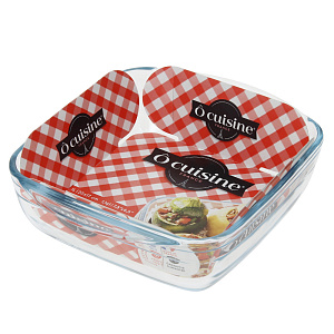 Форма для запекания 20x17см OCUISINE квадратная стекло Форма для запекания 20x17см OCUISINE квадратная стекло 000000000001164543
