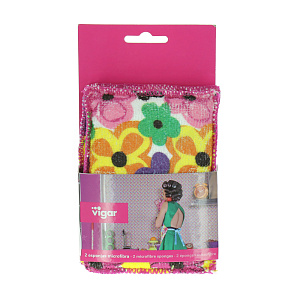 Набор губок для посуды Watercolor Vigar, 2 шт. 000000000001123146