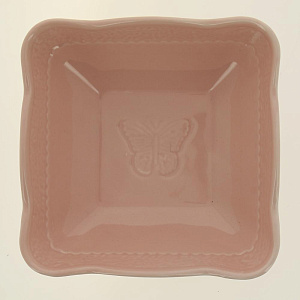 Салатник 700мл/16см ф.квадратКружево розовоеSHD-012P 000000000001180992