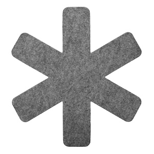 Вкладыши для хранения посуды 38/35,5/26см 3шт искусственный войлок 000000000001222669