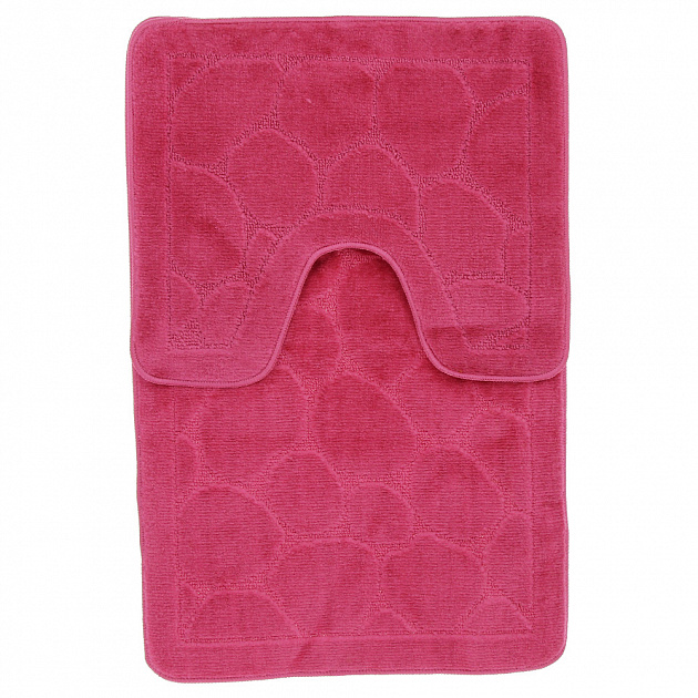 Набор ковриков для ванной ЭКО розовый, 2 шт. 000000000001176910
