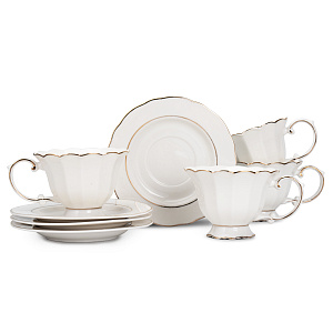 Набор чайный 8 предметов LAGARD (чашка 220мл-4шт/блюдце-4шт) фарфор SH08087 000000000001219867