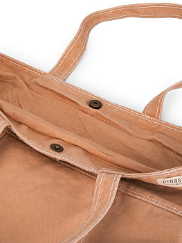 Сумка 36х47х11 DE'NASTIA Stitch as a style tote махагон хлопок 000000000001225556