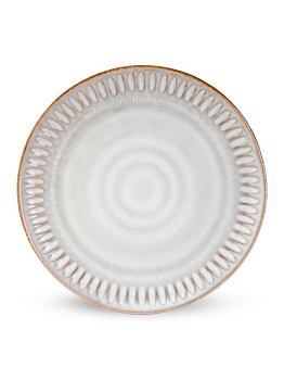 Тарелка десертная 20,5см серый керамика 000000000001228344