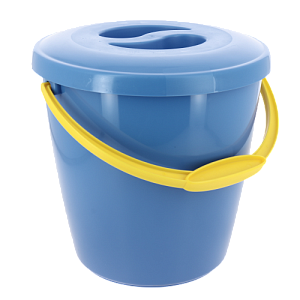 Ведро 10л ИНТЕРМ с крышкой мерное с утолщенной стенкой полипропилен Б06 000000000001204528