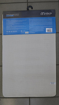 Коврик для ванной комнаты, 50*80 см, микрофибра, MI, beige lines, MMI183M 000000000001161384