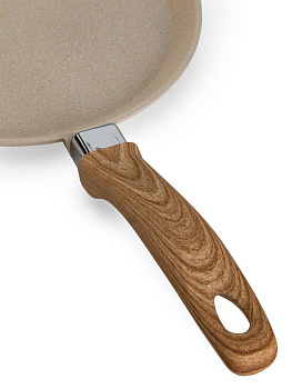 Сковорода блинная 22см CASTA Cream Marble антипригарное покрытие бакелитовая ручка бежевый жемчуг литой алюминий 000000000001229153