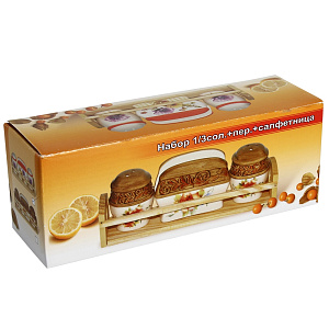 Набор для специй Розы Коралл, 3 предмета 000000000001109216