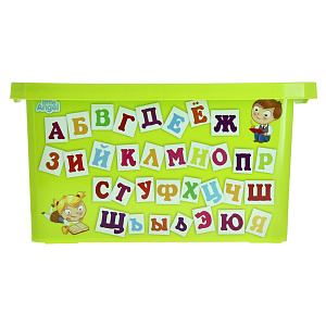 Детский ящик для хранения Обучайка Азбука X-Box Little Angel, 17л 000000000001153986