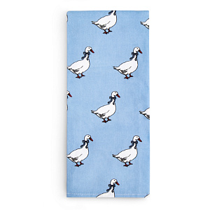 Полотенце кухонное 35х60см СОФТИ Гуси голубой хлопок 100% 000000000001218588