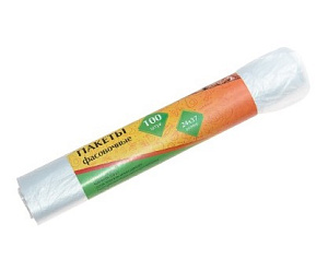 Пакеты фасовочные 24х37см 100шт ЕВРОХАУС рулон полиэтилен 000000000001216837