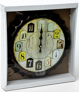 Часы настенные 30,2х30,2х4см GUTERWAHI круглые Прованс 000000000001213650