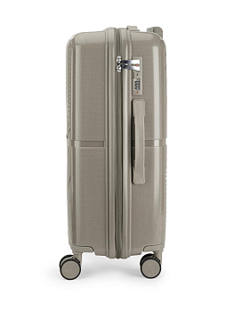 Чемодан на колесах M абстракция бежевый PP 000000000001226562