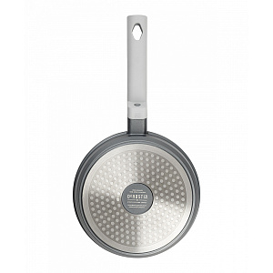 Сковорода с крышкой 24см DE'NASTIA глубокая силикон серый алюминий 000000000001223614