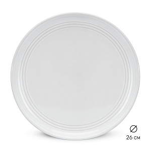 Набор столовой посуды 16 предметов белый матовый керамика 000000000001219905