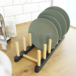 Сушилка для посуды SEOWOOD дерево/полипропилен 000000000001212103