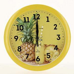 Часы настенные П1-2/7-325  Ананасовый фреш 000000000001164250