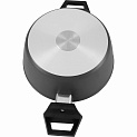 Кастрюля 2,2л POLARIS Graphit-20C Графитовый индукция антипригарное покрытие SILVER PROTECT бакелитовая ручка Soft touch кованный алюминий 000000000001220317