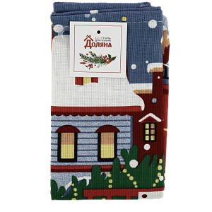 Полотенце 35х60см ДОЛЯНА Праздник в городе 100% хлопок 160г/м2 000000000001202357