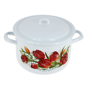 Кастрюля эмалированная 4,3л FORA Ласковый май С-16141/F050130 000000000001167483