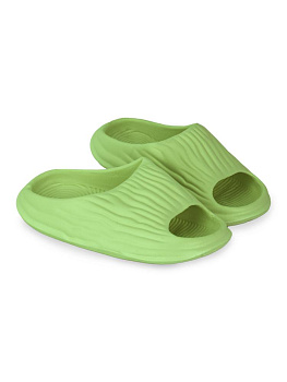 Сланцы женские волна 36-37 зеленый ЭВА 000000000001226713
