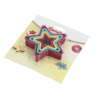 Набор форм для выпечки Звездочка Metaltex, 4 предмета 000000000001155457