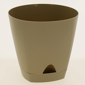 Горшок для цветов AMSTERDAM D 170 с прикорневым поливом 2,5 л Молочный Шоколад ING6200МШОК 000000000001191645