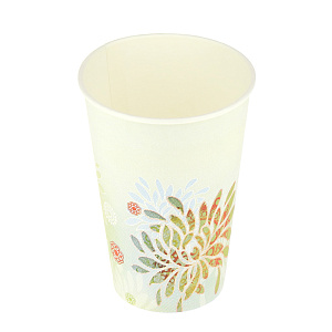 Набор одноразовых стаканов Цветы Pap Star, 200мл, 10 шт. 000000000001142454