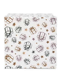 Коробка подарочная 11x11x11см РУТАУПАК Подарок куб 000000000001224761