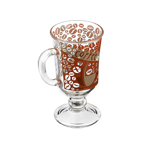 ГЛИНТВЕЙН Кружка 200мл ОСЗ КОФЕЙНЫЕ ЗЕРНА стекло 08с1405 ДЗ КофеЗ 000000000001134898