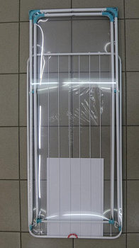 Сушилка для белья 10м 105х55х83см НИКА напольная белая стальные струны с антикоррозийным покрытием 000000000001127289