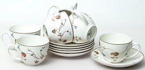 Набор чайный 12 предметов 300мл BALSFORD ЛАТОНА ПЕРСИЯ 6 чашек + б блюдец подарочная упаковка фарфор 104-03127 000000000001204611