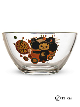 Салатник 13см ND PLAY Чебурашка стекло 000000000001217882