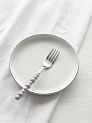 Вилка столовая DE'NASTIA Pearl фиолетовый нержавеющая сталь/ручка керамика 000000000001227732