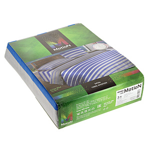 Комплект постельного белья Wenge Motion Stripe Breeze, 2 спальный, бязь 000000000001171873