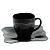Чайный набор Authentic Silver Black Luminarc, 220мл, 12 предметов 000000000001096176