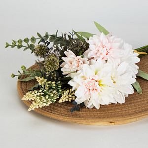 Цветок искусственный букет Мист 50,5см розовый 000000000001221566