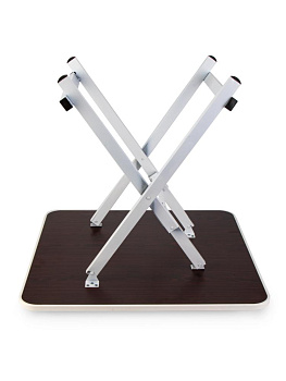 Столик 60х60х52см ST 3D складной мрамор черный железо/МДФ 000000000001227148