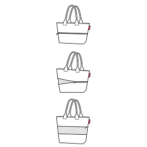 Сумка Shopper E1 ruby dots Reisenthel 000000000001123257