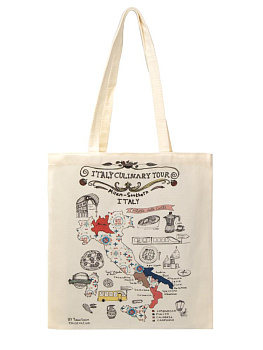 Сумка-шоппер 40х37см с принтом ST полиэстер/хлопок 000000000001227180