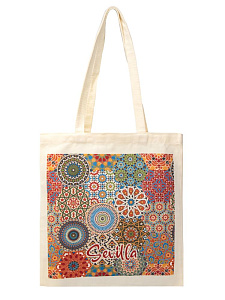 Сумка-шоппер 40х37см с принтом ST полиэстер/хлопок 000000000001227180